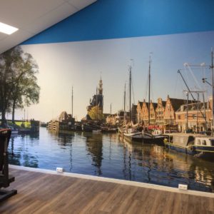 fotobehang haven Hoorn