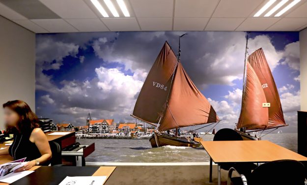 fotobehang kantoor De Vooruitgang